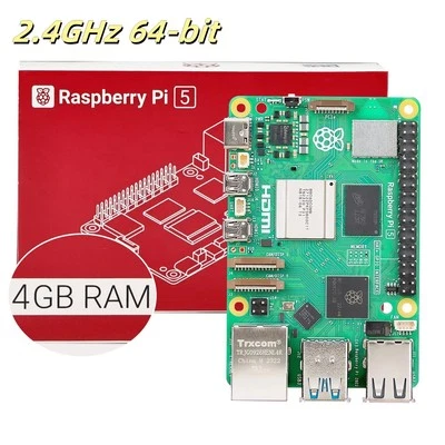 Pi 5 2GB 4GB 8GB 16GB Raspberry RAM Board 2.4GHz 64-bit CPU WiFi Bluetooth - Bild 1 von 4