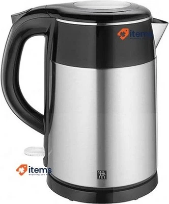 ZWILLING Acqua Riscaldamento, 1.2 Litri, Acciaio Inox/ Plastica, Argento/Nero - Immagine 1 di 4