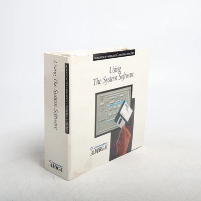 RARO Commodore Amiga Usando el Sistema Software Manual + Versión 2.05 Discos Foto 1 de 4