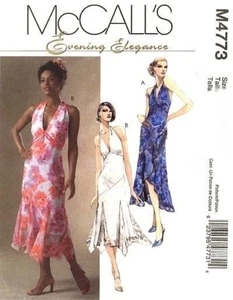 2005 Abend Eleganz gefüttertes Kleid Muster Gr. Auswahl 4-18 McCall's 4773 OOP - Bild 1 von 3