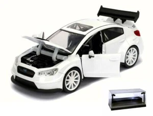 DIECAST CAR W/LED CASE MR LITTLE NOBODY SUBARU WRX STI FAST & FURIOUS F8 1/24 - Picture 1 of 3