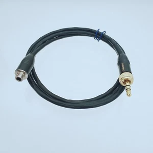Sennheiser 3,5 mm Stecker auf Buchse Schraubverschluss Mikrofon Adapter Verlängerungskabel - Bild 1 von 3