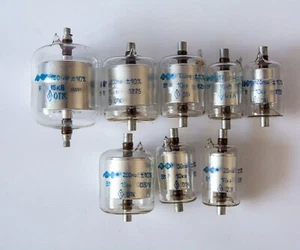 VM 200 pF 10 kV - HIGH VOLTAGE VACUUM CAPACITOR - HAM radio - Transmitter - Afbeelding 1 van 3