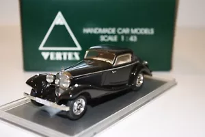 EMC 1935 MERCEDES 500K ROADSTER COUPE CARACCIOLA 1/43 Pivtorak Vertex Handmade - Picture 1 of 10
