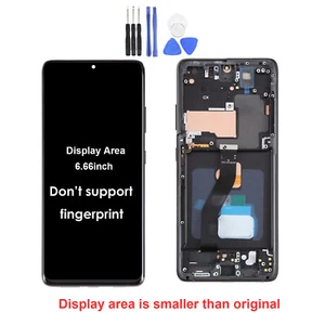 LCD Display Touchscreen Digitizer Rahmen für Samsung Galaxy S21 Ultra - Picture 1 of 11