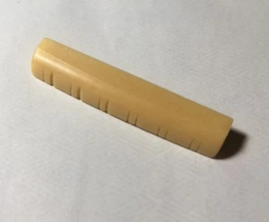 Aged Density Camel Bone Nut 49mm for 12 String Acoustic Guitar Shape Tone - Bild 1 von 2