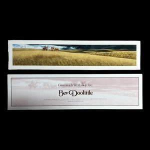 Stampa giclée Bev Doolittle L'ARRIVO edizione limitata firmata e numerata #314 - Foto 1 di 7
