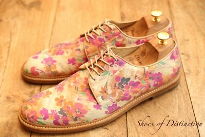 Zapatos Derby Paul Smith de Cuero con Patrón Floral para Hombres Reino Unido 10 EE. UU. 11 UE 44 Foto 1 de 4