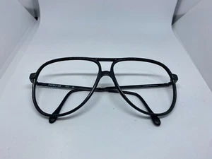 Luxottica 312 Eyeglasses FRAME ITALY carbographite 58-12 - Picture 1 of 4