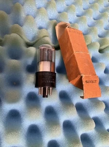 1 Sylvania VT-231 Tough Dog 6sn7gt  Vacuum Tube / Strong Test Black Plate - Picture 1 of 11