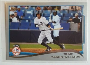 2014 TOPPS PRO DEBUT MASON WILLIAMS #193 SILVER PARALLEL #25/25 NEW YORK YANKEES - Picture 1 of 3