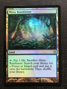 MtG Magic Misty Rainforest Zendikar Foil Modern CUBE Legacy Englisch Fetchland - Bild 1 von 2