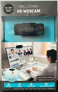NIB SLIDE HD Webcam HD 720P 30FPS - Picture 1 of 5