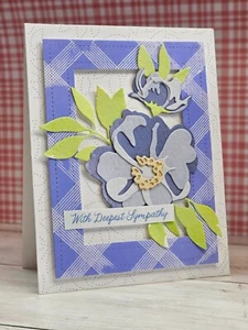 Handmade Sympathy Card Keepsake Quality ocbrandy frame - Picture 1 of 1