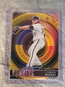 2022 Panini Select Baseball Corbin Burnes NUMBERS /10 GOLD 🔥🔥💥💥 - Picture 1 of 2