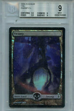 MTG Swamps BGS 9 Mint Zendikar Foil Full Art Card Amricons 0088