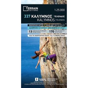 Greece 1:25k Waterproof Rip-Proof Kalymnos Terrain Map 337 - Picture 1 of 3