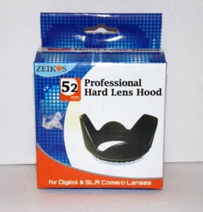 Zeikos 52 mm Professional Hard Lens Hood New but old stock - Picture 1 of 5