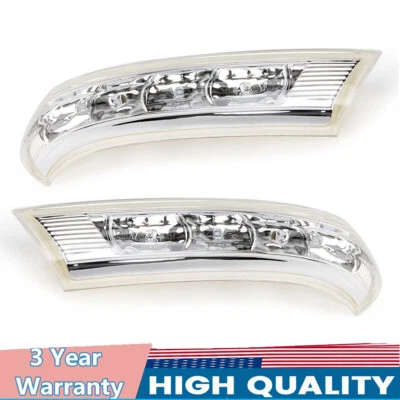 2x LED Left Right Side Mirror Turn Signal Light for Hyundai Santa Fe 2007-2012 - Imagem 1 de 4