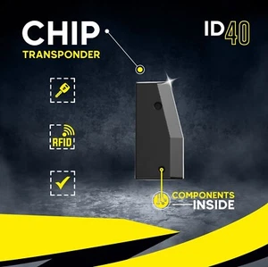 ★ 1x Transponder Wegfahrsperre Chip ID40 PCF7935 für OPEL Corsa Meriva Omega ★ - Picture 1 of 3