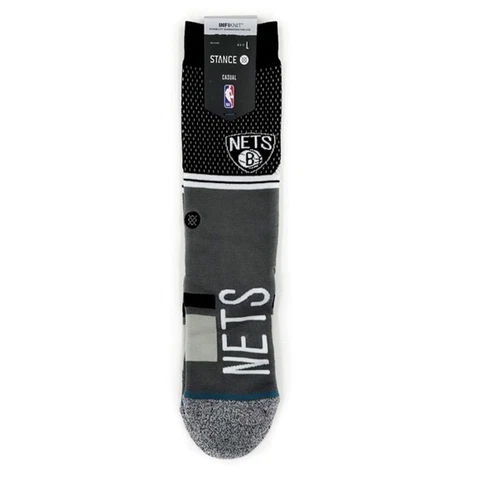 Stance NBA Brooklyn Nets  Shortcut 2 Crew Socks Large Mens Sizes 9-13 Cover