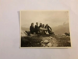 Monte Faloria Cortina d'Ampezzo 1951 Gruppo Fotografia d'epoca Originale - Foto 1 di 2