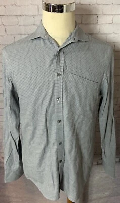 Kent and Curwen Houndstooth Print button-down Long Sleeve Shirt Size M - Image 1 of 4