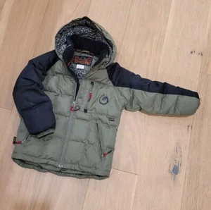 Snow Dragons Boy Puffer Winter Jacket Snow Ski Mountain Size Small ( 5/6T) - Picture 1 of 7