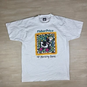 Vintage Fisher Price Screen Stars Best 92 Marching Band Promotion Shirt Large - Picture 1 of 14
