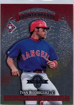 1997 Donruss Limited - Counterparts Ivan Rodriguez, Mike Sweeney #171 - Изображение 1 из 2