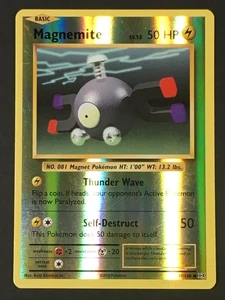 JCC Pokémon Magnemite 37/108 XY Evoluciones Holograma Inverso Común LP - Imagen 1 de 4