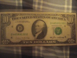 1985 US Federal Reserve Note $10 Ten Dollar Bill Vintage Currency UGRADEIT - Picture 1 of 2