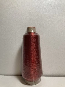 Red Metallic Sewing Machine Embroidery Threads tangle free NEW - Picture 1 of 2