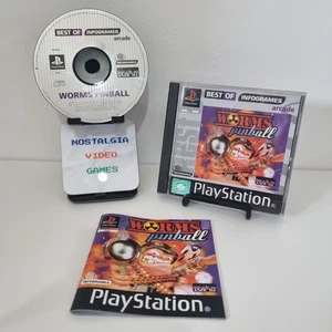 Worms Pinball PlayStation 1 PS1 Juego Completo. Probado. - Imagen 1 de 2