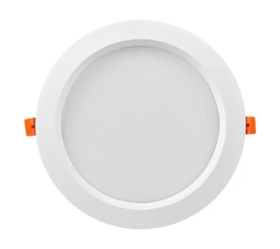 Pannello led rotondo bianco da incasso da 24W a luce neutra 4200°K 2150 lumen - Immagine 1 di 4