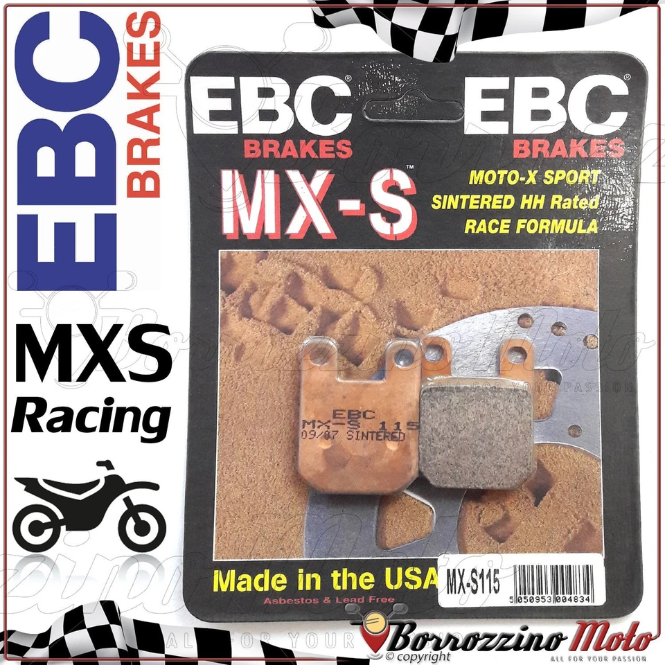 Pastillas de freno Anterior Racing EBC MX-S 115 Beta TR 35 125 1990-1993 Foto 1 de 1