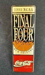 1993 NCAA Championship Pin Vintage Final Four Basketball New Orleans Coca Cola - Picture 1 of 11