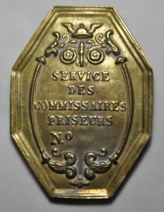 Plaque de métier - Commissionnaire auvergnats HÔTEL DROUOT Paris circa 1832-1835 - Picture 1 of 2