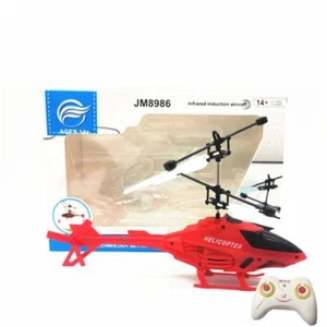 Helicópteros RC de plástico recargables helicóptero volador juguete dron niños adultos - Imagen 1 de 21