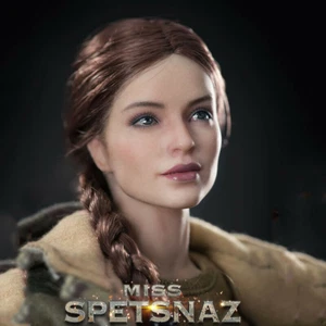 VERYCOOL 1:6th Female Russian Special Combat Soldiers Head Sculpt For 12" Figure - Picture 1 of 9