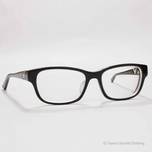 Monturas de gafas negras VALENTINO V2614 V2614 negras con logotipo plateado hechas en Italia - Imagen 1 de 9