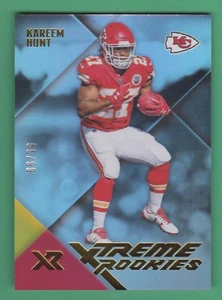 Panini XR XTreme Rookies 2017 radiocontrol Kareem Hunt Kansas City Chiefs #XR-KH 55/99 - Imagen 1 de 2