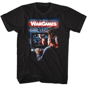 War Games 1983 Movie Poster Is It A Game Or Is It Real Men's T Shirt - Picture 1 of 5