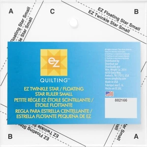 Simplicity EZ Twinkle Floating star Small Q44 Acrylic Ruler Quilting Patchwork - Picture 1 of 1