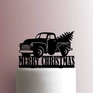Christmas Pickup Truck 225-A078 Cake Topper - Picture 1 of 2