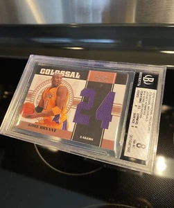 2010-11 National Treasures Kobe Bryant Colossal Jersey Patch/49 BGS RARE Pop 1 - Picture 1 of 7