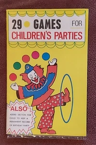 Vintage Games For Childrens Parties Birthday Pin Tail On Donkey Never Used