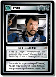 STAR TREK CCG Dominion UNCOMMON CREW REASSIGNMENT Event - Picture 1 of 1
