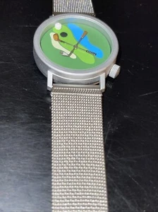Men's Watch AKTEO,J C Mareschal Design, "Golf 3D Spinning Dial" Made In France - Picture 1 of 10