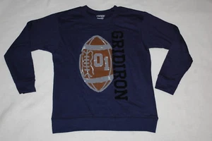 Boys Sweatshirt FOOTBALL GRIDIRON Navy XS 4-5 S 6-7 M 8 L 10-12 XL 14-16 XXL 18 - Picture 1 of 1
